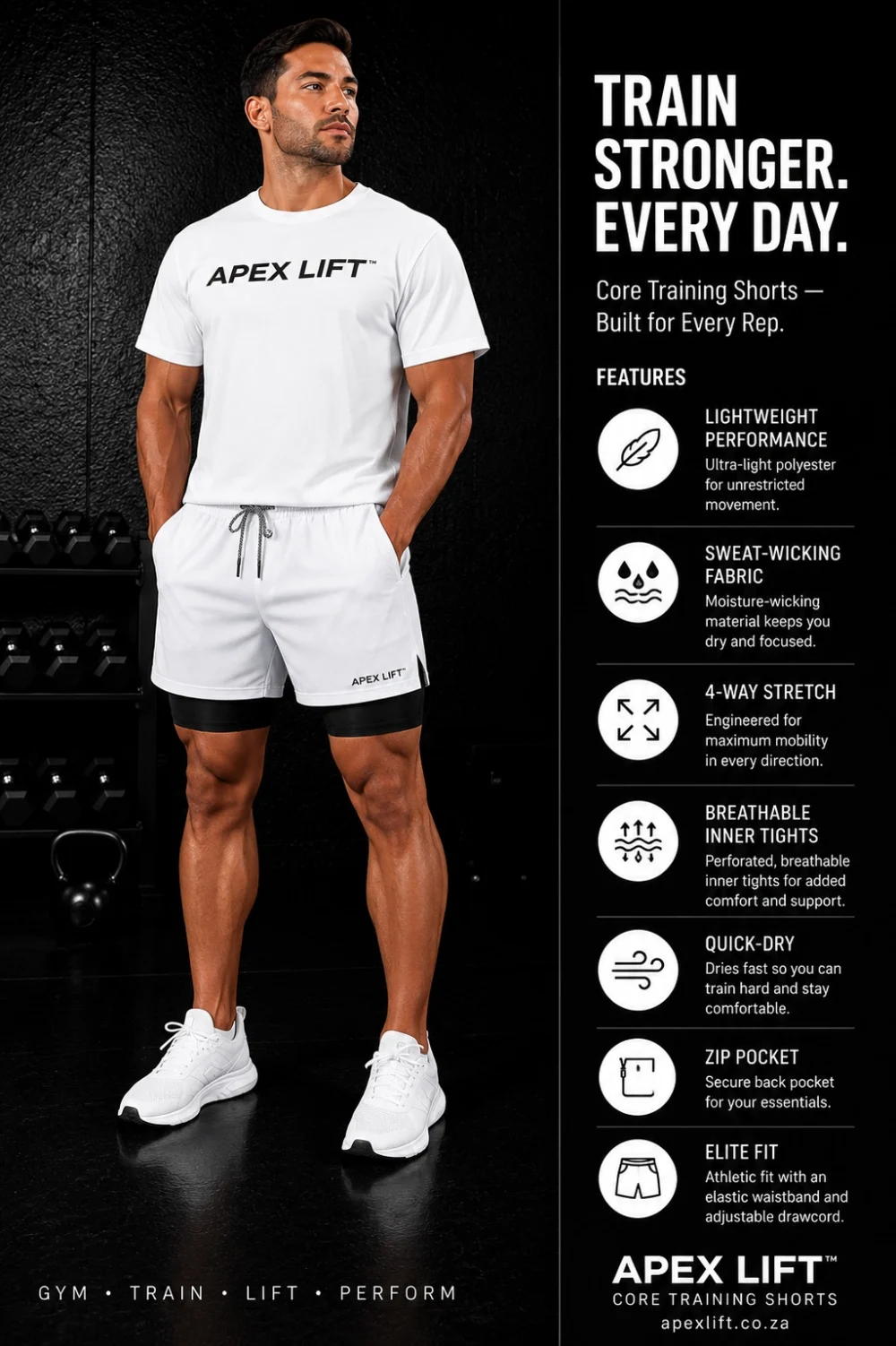 APEX LIFT CORE Training Shorts